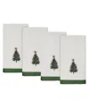 Avanti Trees Cotton 4-pc. Fingertip Towel Set, 18" X 11" In Green