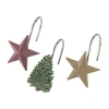 Avanti Trees Shower Curtain Hooks In Sand