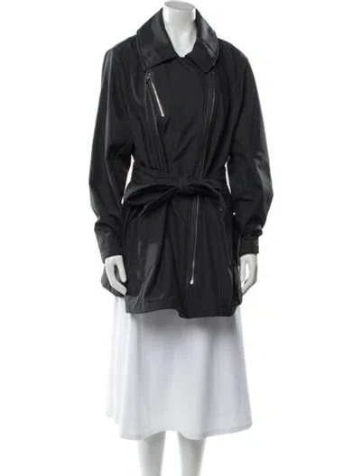 Pre-owned Avanti Trench Coat W/ Tags In Gray