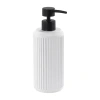 Avanti Vienna Ribbed Soap Dispenser In White