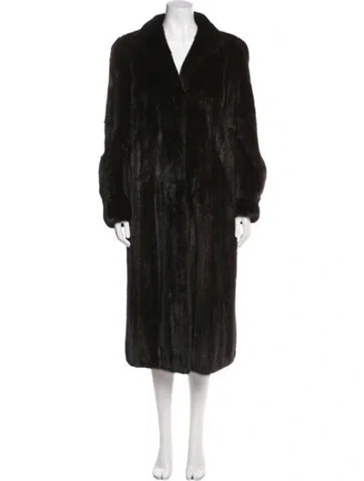 Pre-owned Avanti Vintage 1980's Fur Coat In Brown