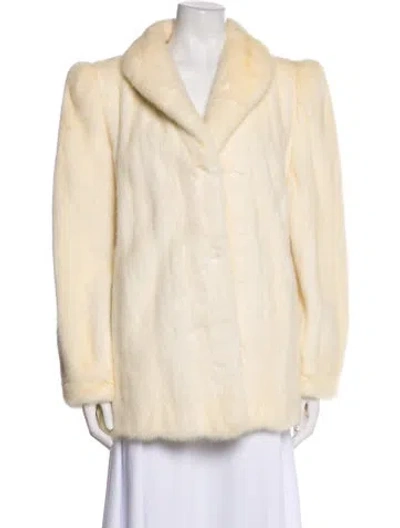 Pre-owned Avanti Vintage 1980's Fur Jacket In Neutral