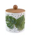 Avanti Viva Palm Covered Jar Bedding In Green