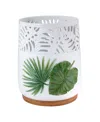 Avanti Viva Palm Wastebasket Bedding In Green
