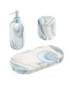 Avanti Waves Ceramic 3-pc. Bath Vanity Set In Blue