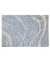 Avanti Waves Bath Rug In Blue