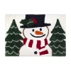 Avanti Winter Snowman Bath Rug In White