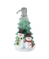 Avanti Winter Snowman Resin Lotion Dispenser In White