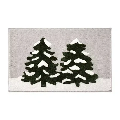 Avanti Winter Tees Bath Rug In Gray