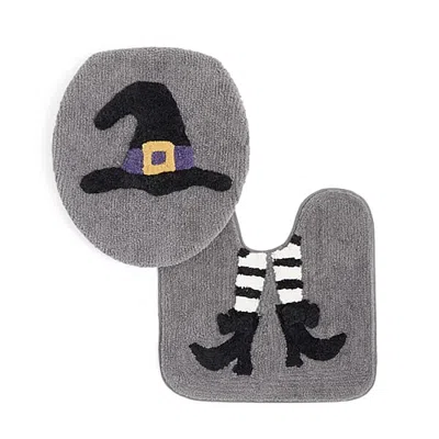 Avanti Witch 2-pc. Bath Rug Set In Gray