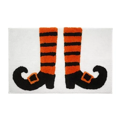 Avanti Witch Shoes Bath Rug In Orange