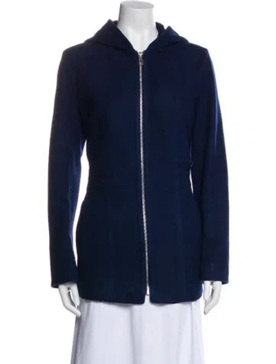 Pre-owned Avanti Wool Jacket In Blue