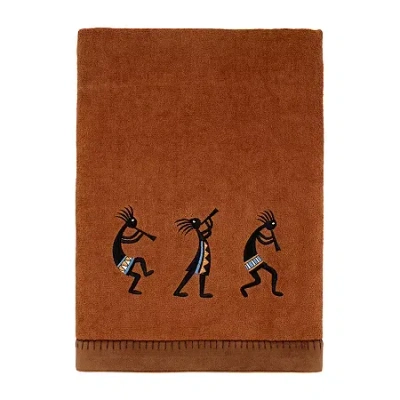 Avanti Zuni Embellished Bath Towel In Brown