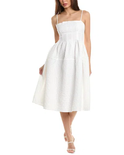 Avantlook A-line Dress In White