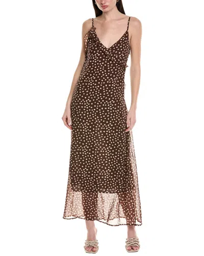 Avantlook Maxi Dress In Brown