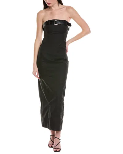 Avantlook Midi Dress In Black