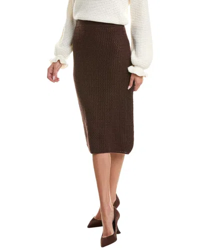 Avantlook Midi Skirt In Brown