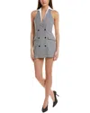 Avantlook Open Back Halter Mini Dress