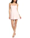 Avantlook Solid Mini Dress In Pink