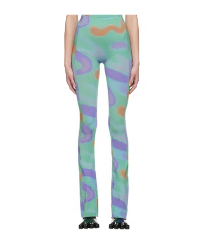 Avavav Blue Apartment Trousers In Turquoise P