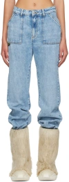 Avavav Blue Big Jeans In Blue
