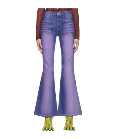 Avavav Purple Flared Mom Jeans