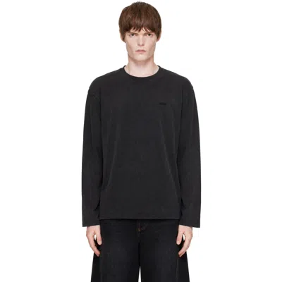Avavav Black '' Logo Long Sleeve T-shirt