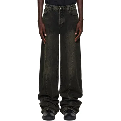Avavav Brown Shar-pei Stonewashed Jeans