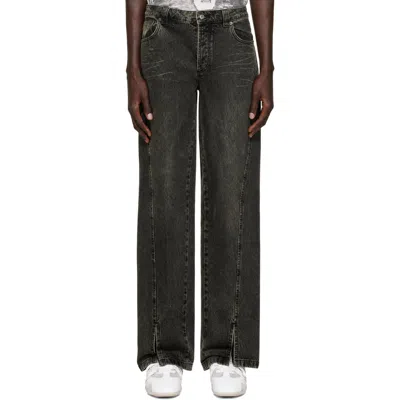 Avavav Brown Straight Stonewash Jeans