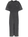Avavav Cotton T-shirt Dress In Grey