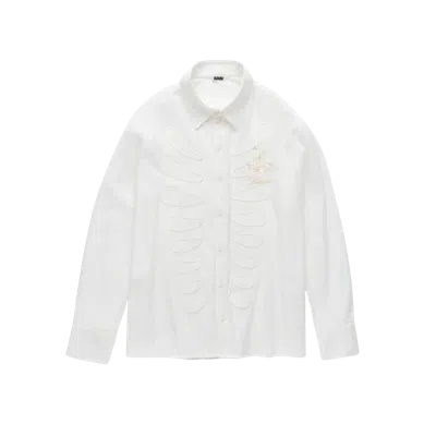 Avavav Cut-out Shirt White