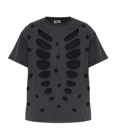 Avavav Cutout T-shirt In Black