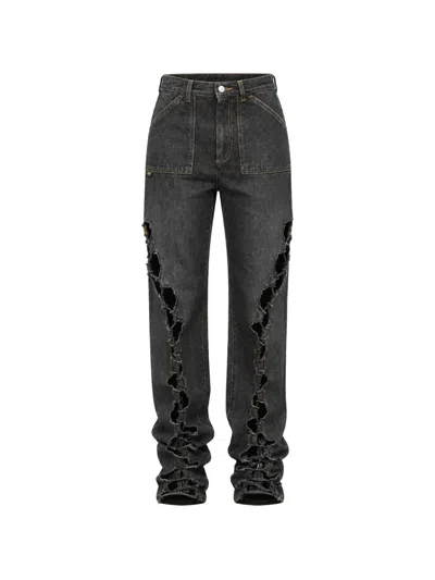 Avavav Distressed Jeans In Black