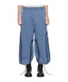 Avavav Blue Relaxed Drawstring Lounge Pants In Blue