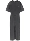 Avavav Cotton T-shirt Dress In Black