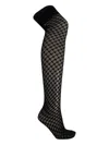 Avavav Geometric-pattern Tights In Black
