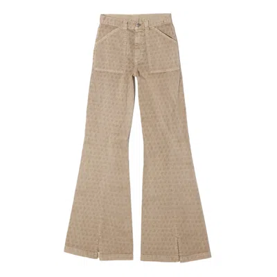 Avavav High Hip Flared Jeans In Brown