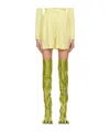 Avavav Holy Bowling Shorts In Yellow