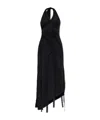 Avavav Lace-detailing Midi Dress In Black