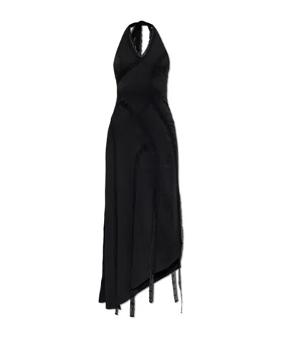 AVAVAV LACE-DETAILING MIDI DRESS