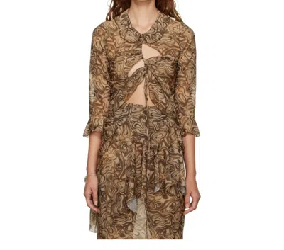 AVAVAV LAPEL LONG-SLEEVED SHIRT
