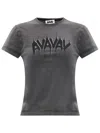Avavav Logo-print T-shirt In Black