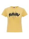 Avavav Logo-print T-shirt In Yellow