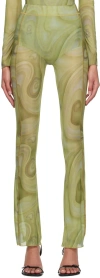 Avavav Ssense Exclusive Green Apartment Trousers In Green