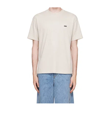 Avavav Ribbed Crew-neck T-shirt In Neutral