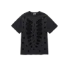 Avavav Semi-distressed Double Layer T-shirt Black In Black