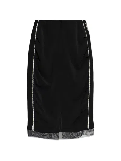 Avavav Sequin-embellishment Midi Skirt In Black
