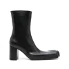 Avavav Finger 85mm Leather Boots In Black