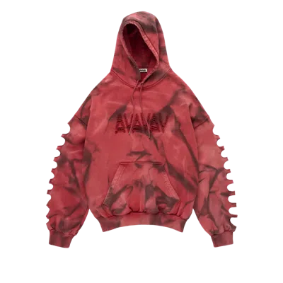 Avavav Shoulderless Hoodie Red In Brown