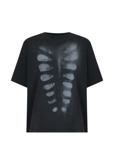 Avavav Skeleton-print T-shirt In Black